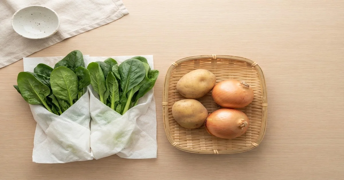 Fresh vegetables neatly arranged in a refrigerator