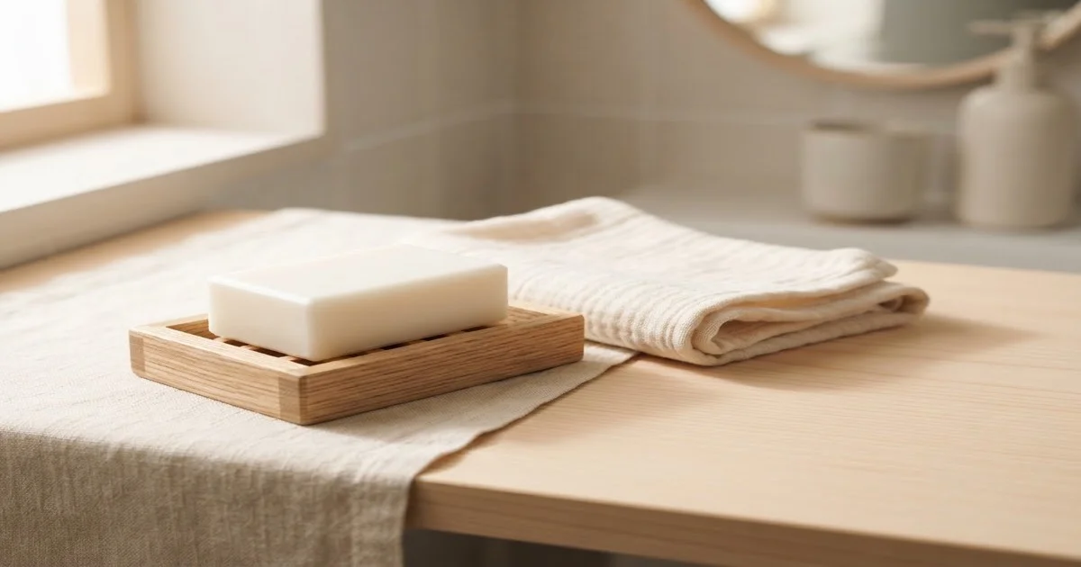 Choosing additive-free soap for sensitive baby skin