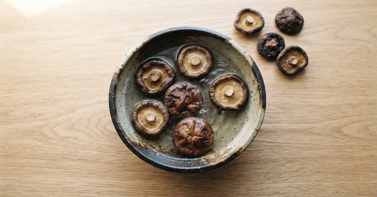 干し椎茸の戻し方：美味しいだしを引き出すコツ