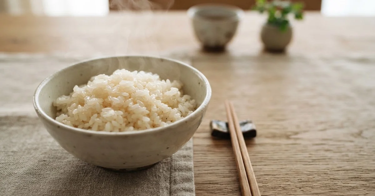 コシヒカリの炊きたてご飯のイメージ