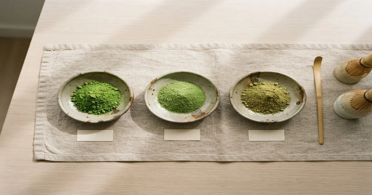 抹茶のグレード 薄茶 濃茶 違い