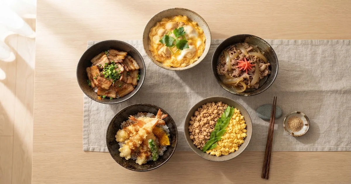 簡単丼物レシピ5選: 忙しい日でもすぐ作れるご飯もの